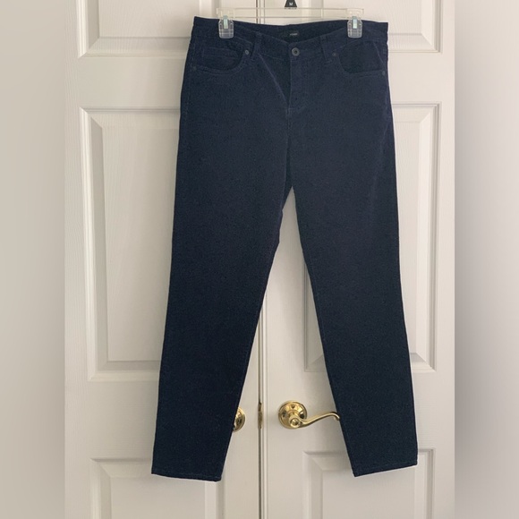 EDYSON Women's Navy Blue Skinny Corduroy Jean Pants Size: 30S - Picture 1 of 6
